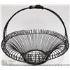 Image 1 : LARGE OUTDOOR WROUGHT IRON PLANTER BASKET