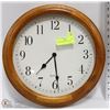 Image 1 : WOOD FRAMED WALL CLOCK