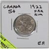 Image 1 : CANADIAN 1922 FIVE CENT COIN