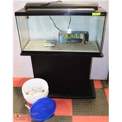 HAGEN FISH TANK WITH STAND  WITH FLUVAL UNDERWATER