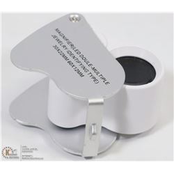 MAGNIFIER LED DOULE MULTIPLIER JEWELRY LOUPE