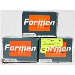 3 FORMEN PERFORMANCE AND PROSTATE CAPSULES