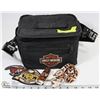 Image 1 : HD COOLER BAG W/ HARLEY DAVIDSON BEADED KEYCHAIN,
