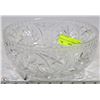 Image 1 : LARGE PINWHEEL CRYSTAL FOOTED BOWL