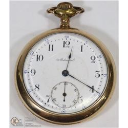 ADMIRAL 10KT GOLD FILLED POCKET WATCH
