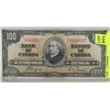 Image 1 : 1937 CANADIAN $100 BILL