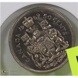 1969 CANADIAN 50 CENT COIN