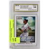 Image 1 : LUIS GONZALEZ SIGNED BASEBALL CARD GRADED 10 GEM