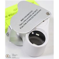 JEWELLERS MAGNIFIER 30 AND 60 POWER WITH LED