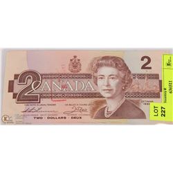 1986 CANADIAN  $2.00 ROBIN BILL IN SEQUENCE X10