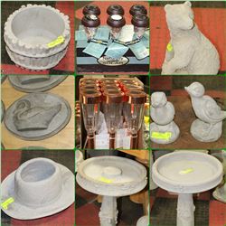 FEATURED ITEMS: CONCRETE LAWN ORNAMENTS AND GARDEN LIGHTS