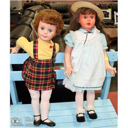 2 LARGE COLLECTOR DOLLS