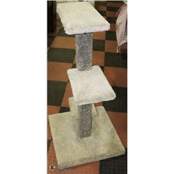 3 TIER CAT TREE, SCRATCH POST 50"HIGH