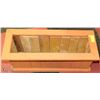 Image 1 : STAINED WOOD PLANTER BOX