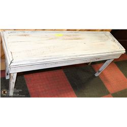 SHABBY CHIC GARDEN BENCH