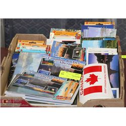 BOX OF CANADA POST CARDS