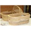 Image 1 : PAIR OF WICKER BASSINETS