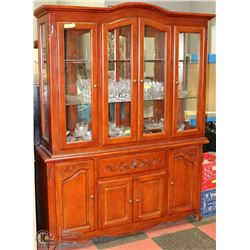 CARVED STYLE BUFFET AND HUTCH