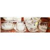 Image 1 : LARGE CUTGLASS & CRYSTAL SERVEWARE COLLECTION