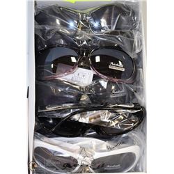 BOX OF NEW SUNGLASSES ON CHOICE