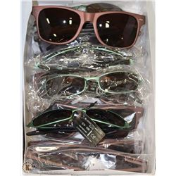 BOX OF NEW SUNGLASSES ON CHOICE