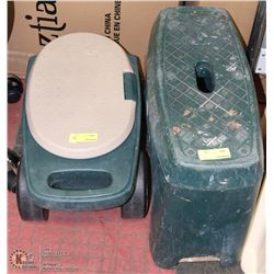 PAIR OF STEP 2 STOOL AND GARDEN CART