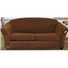 Image 1 : BROWN FABRIC HIDE-A-BED SOFA NO MATTRESS
