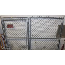 7' X 5' HIGH CHAIN LINK FENCE WITH GATE