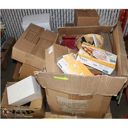 LARGE PALLET WITH ALL RETAIL PACKAGING MERCHANDISE