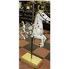 Image 1 : 5' CAROUSEL HORSE DISPLAY WITH STAND