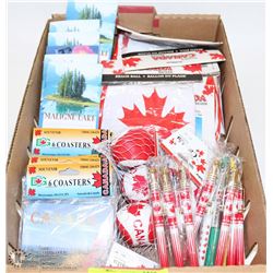BOX OF CANADA SOUVENIRS