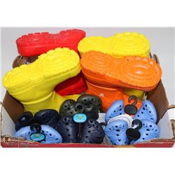 FLAT OF KIDS SIZE SUMMER SHOES ON CHOICE