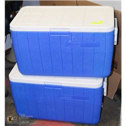PAIR OF COLEMAN COOLERS