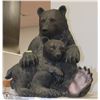 Image 1 : LARGE HANDCRAFTED BEAR AND CUB STATUES (HEAVY)