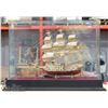 Image 1 : SHIP IN GLASS DISPLAY CASE