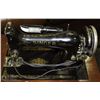 Image 2 : SINGER SEWING MACHINE WITH CASE AND STAND