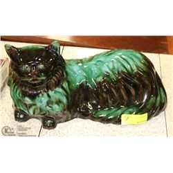 BLUE MOUNTAIN POTTERY STYLE CAT ORNAMENT