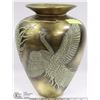 Image 1 : GOLD LEAF PHOENIX BIRD VASE
