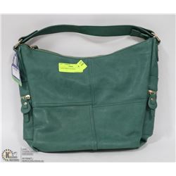 LARGE GREEN HANDBAG