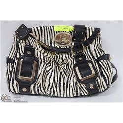 KATHY VAN ZEELAND PURSE ON CHOICE: ZEEBRA PRINT