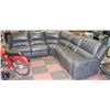 Image 1 : NEW GREY LEATHERETTE ELECTRIC RECLINING SECTIONAL