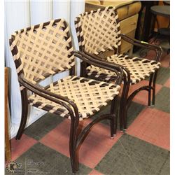 SET OF 4 PATIO CHAIRS