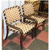 Image 1 : SET OF 4 PATIO CHAIRS