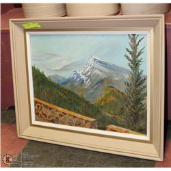 SMALL PAINTING BY TATE. PAINTED BY MOUTH