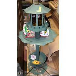 DECORATIVE BIRD FEEDER WITH SEED
