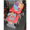 Image 1 : FIRETRUCK  DUMP TRUCK WITH BUILDING BLOCKS