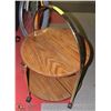 Image 1 : VINTAGE FOLDING SERVING TABLE ON WHEELS