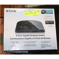 D-LINK -8 PORT GIABIT DESKTOP SWITCH
