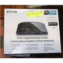 D-LINK -8 PORT GIABIT DESKTOP SWITCH