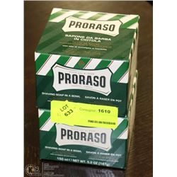 TWO 150 BOWLS OF SHAVING SOAP